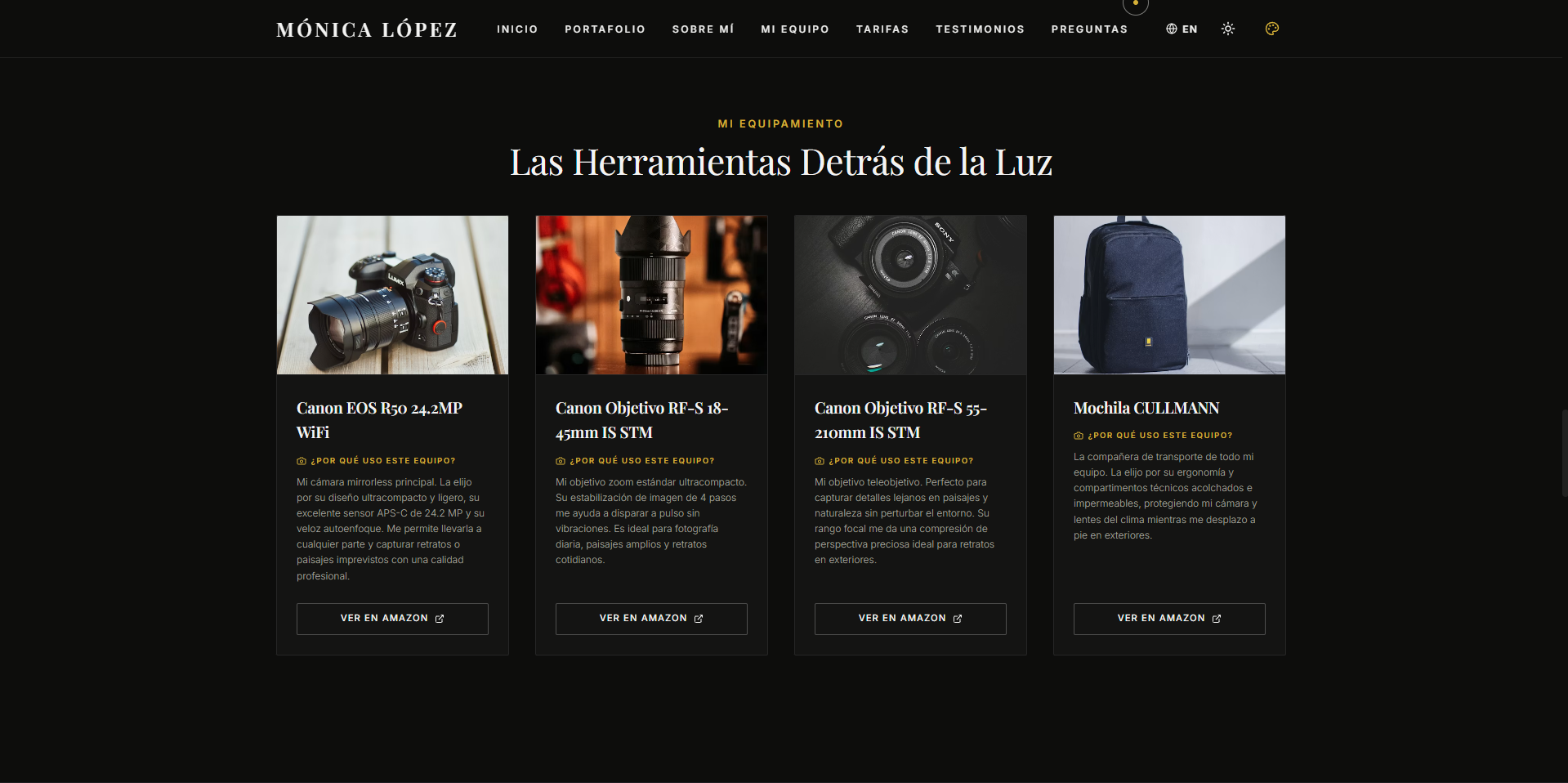 Tarifas y Paquetes de Fotografía
